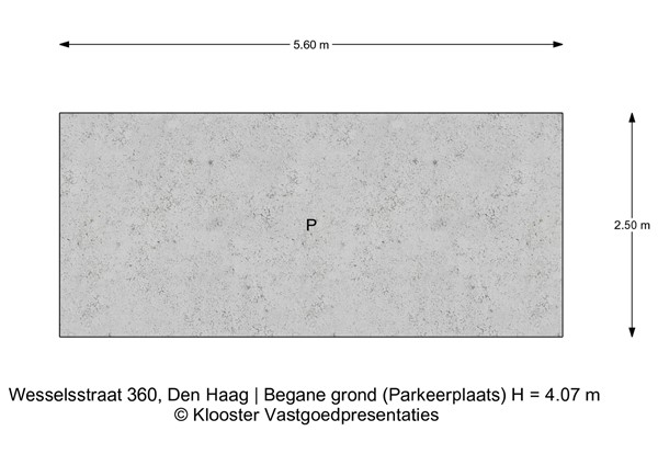 Floorplan - Wesselsstraat 360, 2572 WB Den Haag